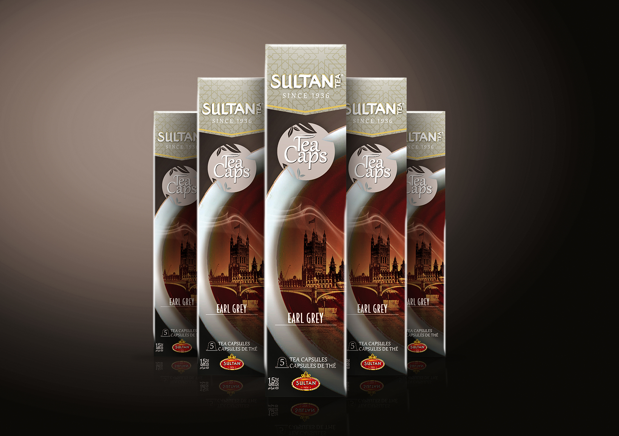 Sultan Tea Caps - Intuitive packaging by Packtory®