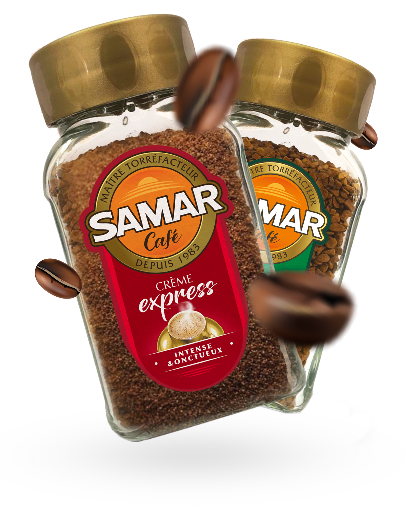 Modern design highlights the heritage of Samar Coffee.